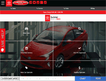 Tablet Screenshot of cumberlandtoyota.com
